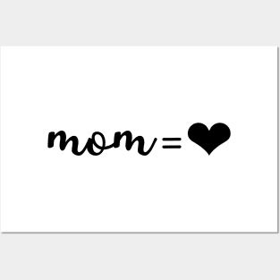 Best Mom = ❤ unconditional love Mother gift Posters and Art